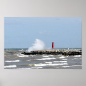 Poster Phare de Sheboygan (Devant)