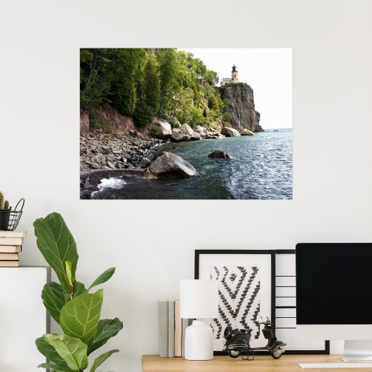 Poster Phare de Split Rock (Bureau à domicile)
