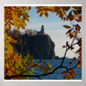 Poster Phare de Split Rock en automne (Devant)