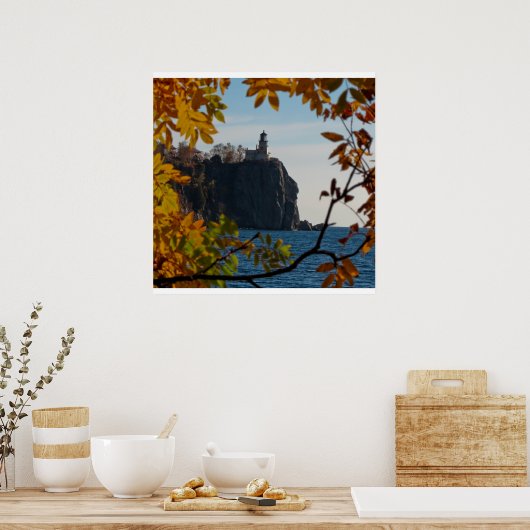 Poster Phare de Split Rock en automne (Cuisine)