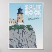 Poster Phare de Split Rock, Minnesota (Devant)