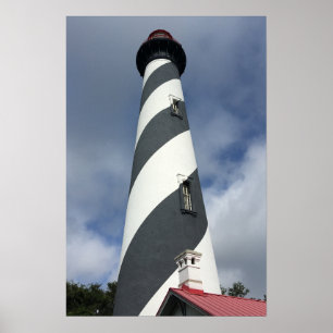 Poster Phare de St. Agustine vu d'en bas