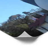 Poster Phare de St Augustine Photo sur une photo (Coin)