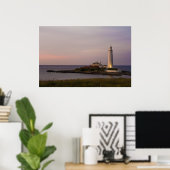Poster Phare de St.Marys, Whitley Bay (Bureau à domicile)