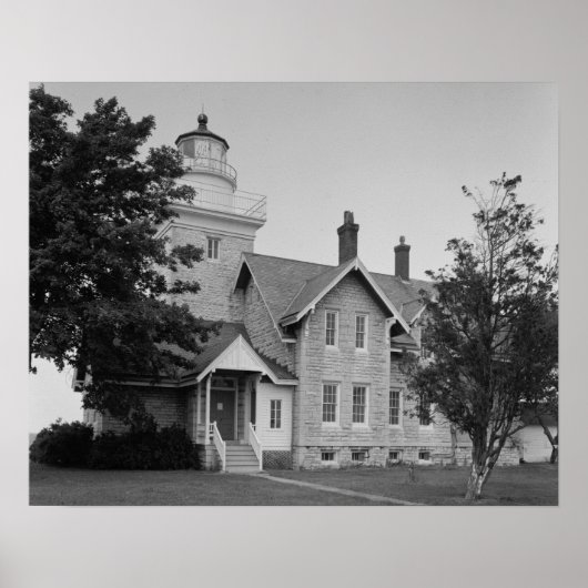 Poster Phare de Thirty Mile Point (Devant)