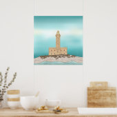 Poster Phare de Vieste Italie (Cuisine)