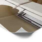 Poster Phare de Volta Brunate Lac de Côme Italie (Coin)