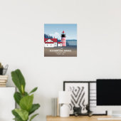 Poster Phare de West Quoddy Head (Bureau à domicile)