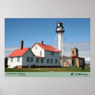 Poster Phare de Whitefish Point - Michigan