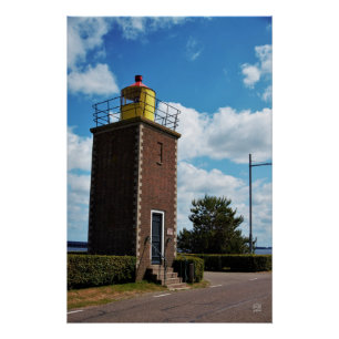 Poster Phare de Willemstad (Pays-Bas)