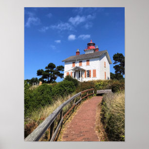 Poster Phare de Yaquina Bay, Newport, Oregon