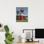Poster Phare déplacé sur le rivage à Douglas près de 2 (Bureau à domicile)