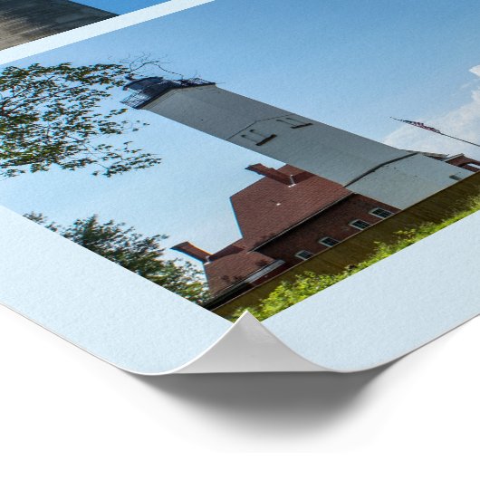 Poster Phare d'Erie Pennsylvanie (Coin)