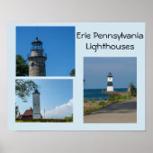 Poster Phare d'Erie Pennsylvanie (Devant)