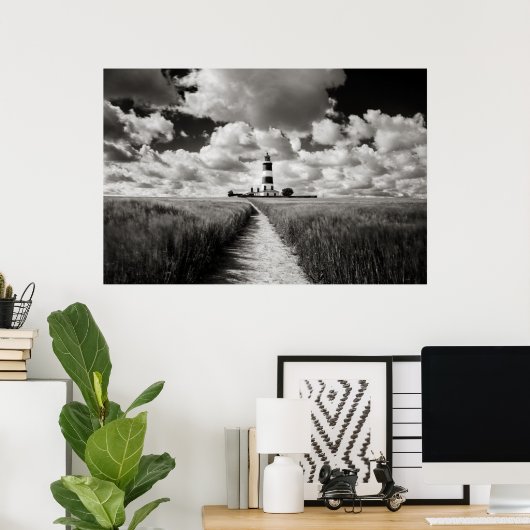 Poster Phare d'Happisburgh (Bureau à domicile)
