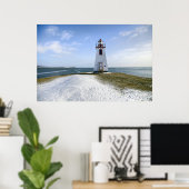 Poster Phare d'Inch Arran | Nouveau-Brunswick (Bureau à domicile)