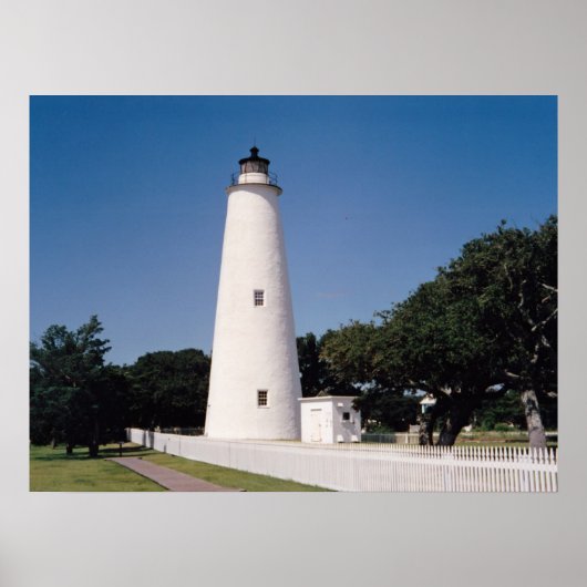 Poster Phare d'Ocracoke (Devant)