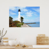 Poster Phare du Cap Florida (Cuisine)