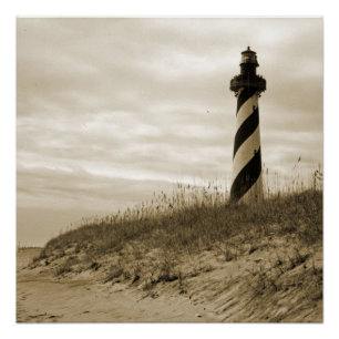 Poster Phare du Cap Hatteras