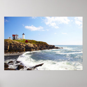 Poster Phare du Cap Neddick "Nubble" dans le Maine
