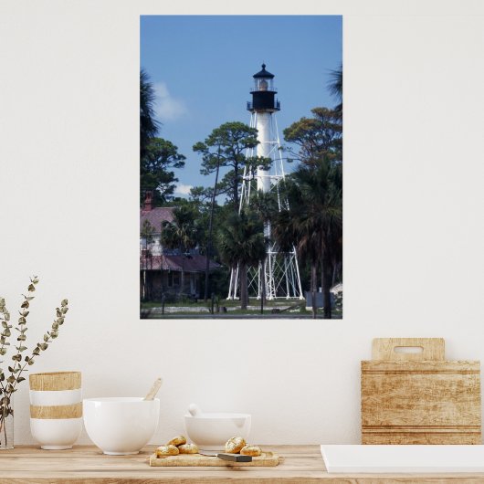 Poster Phare du Cap San Blas (Cuisine)