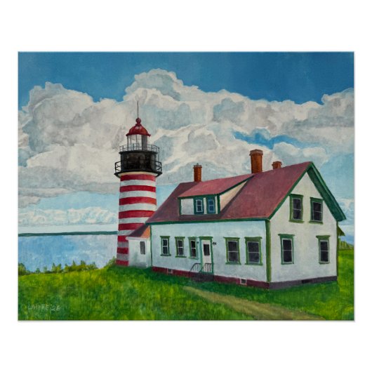 Poster Phare du Maine (Devant)