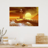 Poster Phare Elliot Key - Tempête imminente (Cuisine)