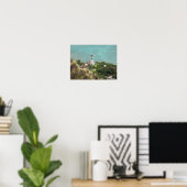 Poster Phare en dessous (Bureau à domicile)