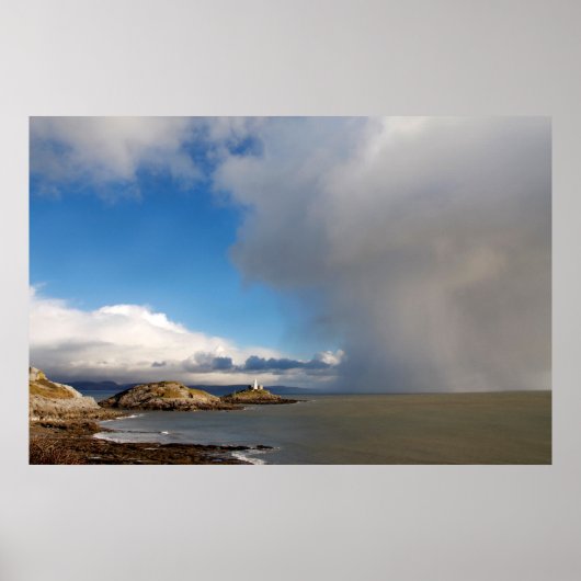 Poster Phare et orage (Devant)