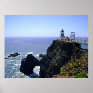 Poster Phare historique de Bonita de point