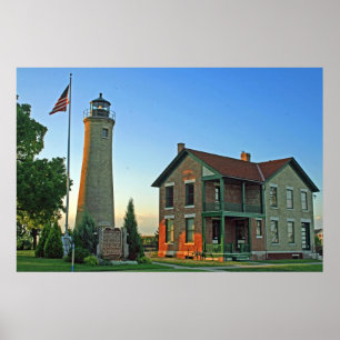 Poster Phare historique de Southport