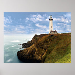 Poster Phare   la Californie de point de pigeon