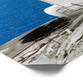 POSTER PHARE LA PLUS ANCIENNE EN NORVÈGE - LINDESNES (Coin)