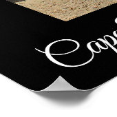 Poster Phare léger de Cape Poge Chappaquiddick Island (Coin)