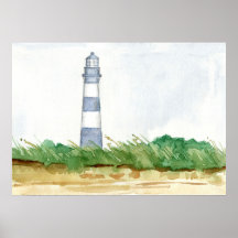 Phare Morris Island Caroline du Sud Hiver