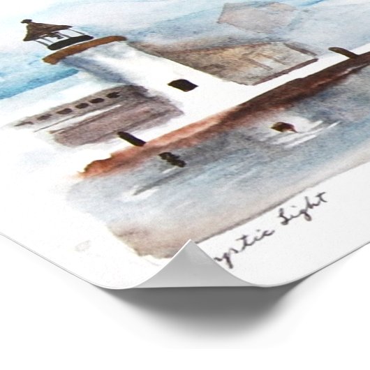 Poster phare mystique (Coin)