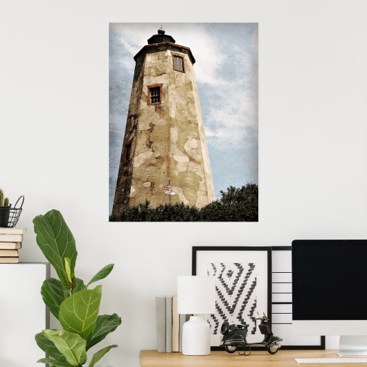 Poster Phare "Old Baldy" (Bureau à domicile)