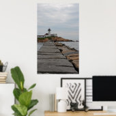 Poster Phare par jour nuageux (Bureau à domicile)