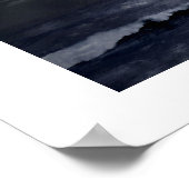 Poster Phare pendant la tempête (Coin)