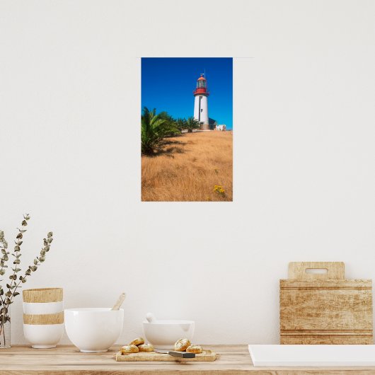 Poster Phare, Robben Island, Cap (Cuisine)
