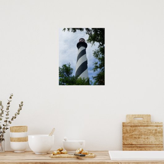 Poster Phare Saint Augustine (Cuisine)