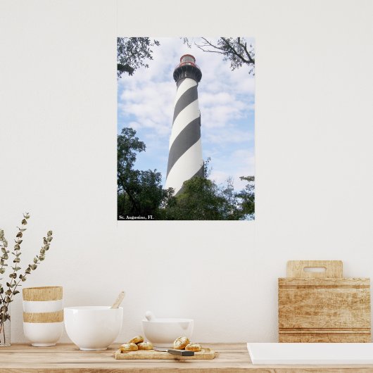 Poster Phare Saint Augustine (Cuisine)