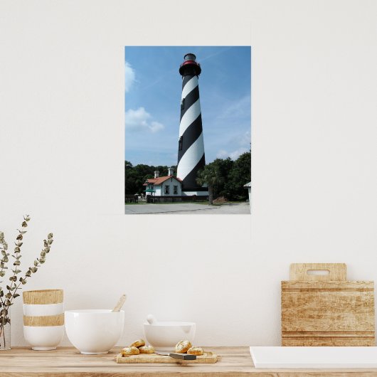 Poster Phare Saint Augustine (Cuisine)
