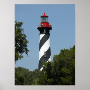 Poster Phare St Augustine Florida