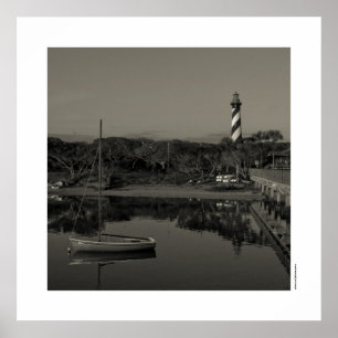 Poster Phare St Augustine tôt le matin