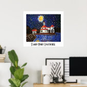 Poster Phare Starry Night (Bureau à domicile)