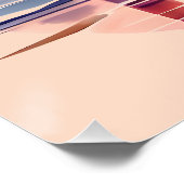 Poster Phare Sunset Walk Côté littoral (Coin)