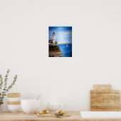 Poster Phare sur la pointe (Cuisine)