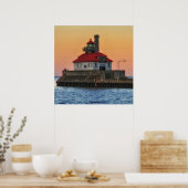 Poster Phare sur le lac Supérieur, Duluth Minnesota (Cuisine)