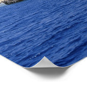 Poster Phare sur les îles Brother, Mer Rouge, Egypte (Coin)